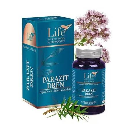 Parazit dren capsule cu uleiuri esentiale 30cps - Bionovativ