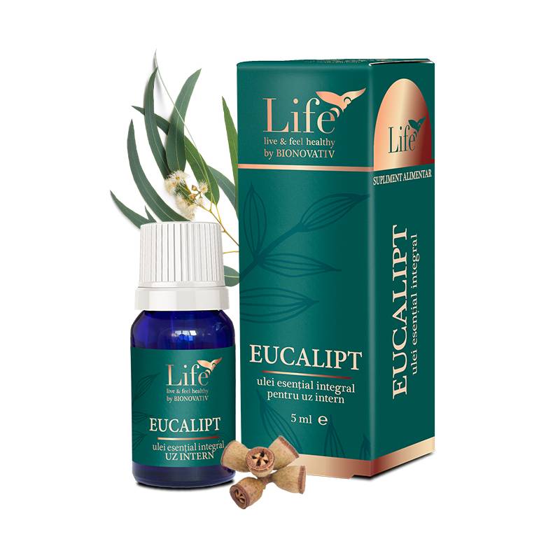 Eucalipt ulei esential integral, 5 ml, DVR Pharm