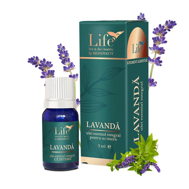 Lavanda ulei esential integral, 5 ml, DVR Pharm