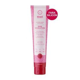 Balsam de par reparator cu trandafir, 200 ml, Rose Revolution Khadi