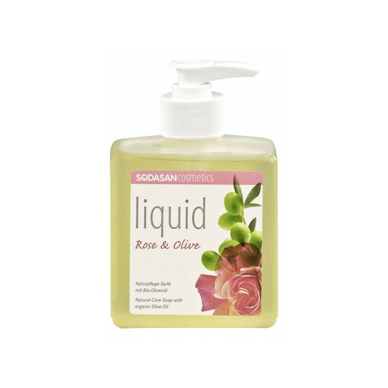 Sapun lichid/gel de dus ecologic Trandafiri - Masline 300ml - SODASAN