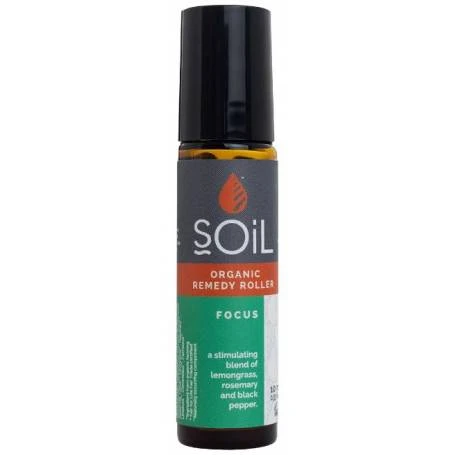 Roll-On Focus cu Uleiuri Esentiale Pure Eco-Bio 10ml - SOiL