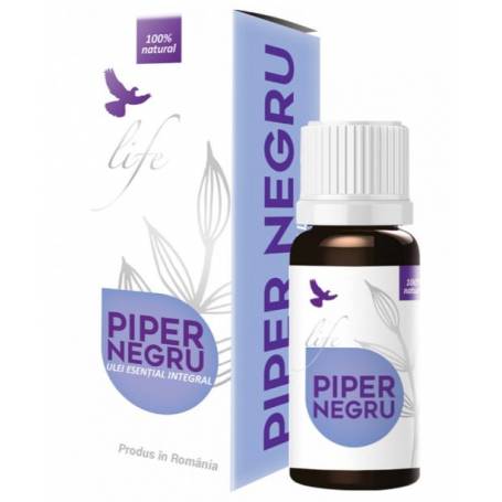 Ulei esential integral de Piper Negru 10ml - DVR Pharm