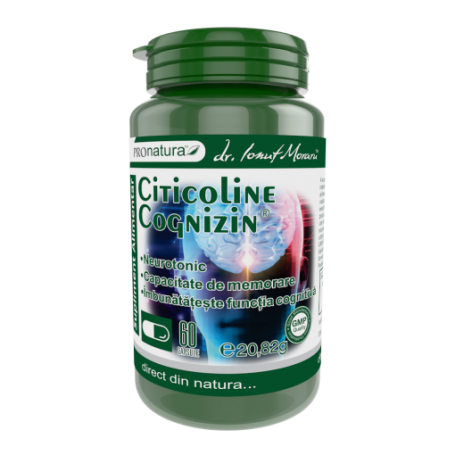 Citicoline Cognizin, Neurotonic, 60 capsule, Medica - Pro Natura