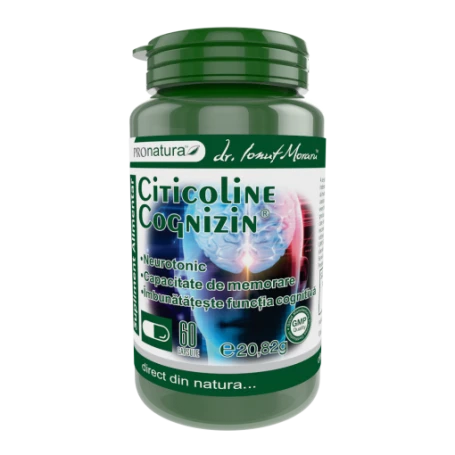 Citicoline Cognizin, Neurotonic, 60 capsule, Medica - Pro Natura