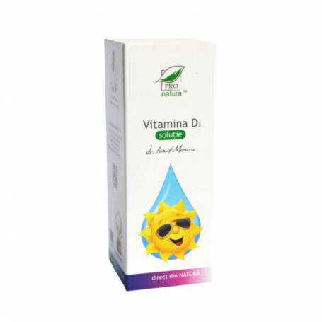 Vitamina D3 lichida, 10 ml, Medica - Pro Natura