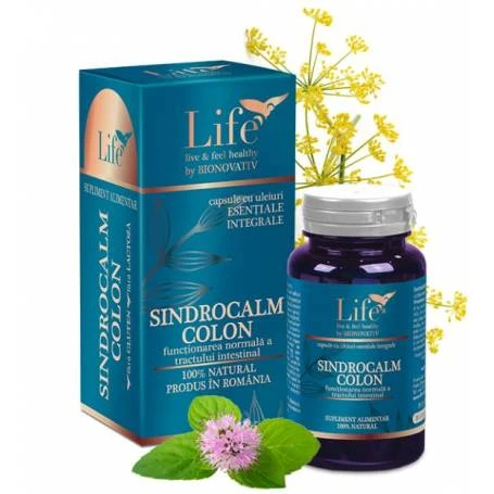 SINDROCALM COLON cu uleiuri esentiale 30 capsule - Bionovativ