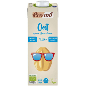Bautura de ovaz plus, Fara zahar Eco-Bio 1L - Ecomil
