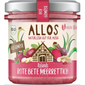 Crema tartinabila de sfecla rosie si hrean FARA GLUTEN 135g - Allos