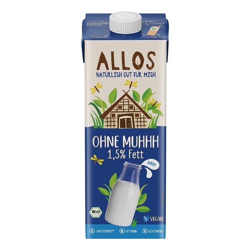 Bautura Vegatala inlocuitor de lapte FARA LACTOZA Eco-Bio 1L - Allos