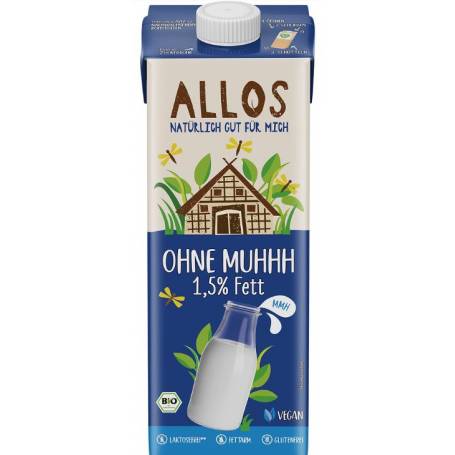 Bautura Vegatala inlocuitor de lapte  FARA LACTOZA Eco-Bio 1L - Allos