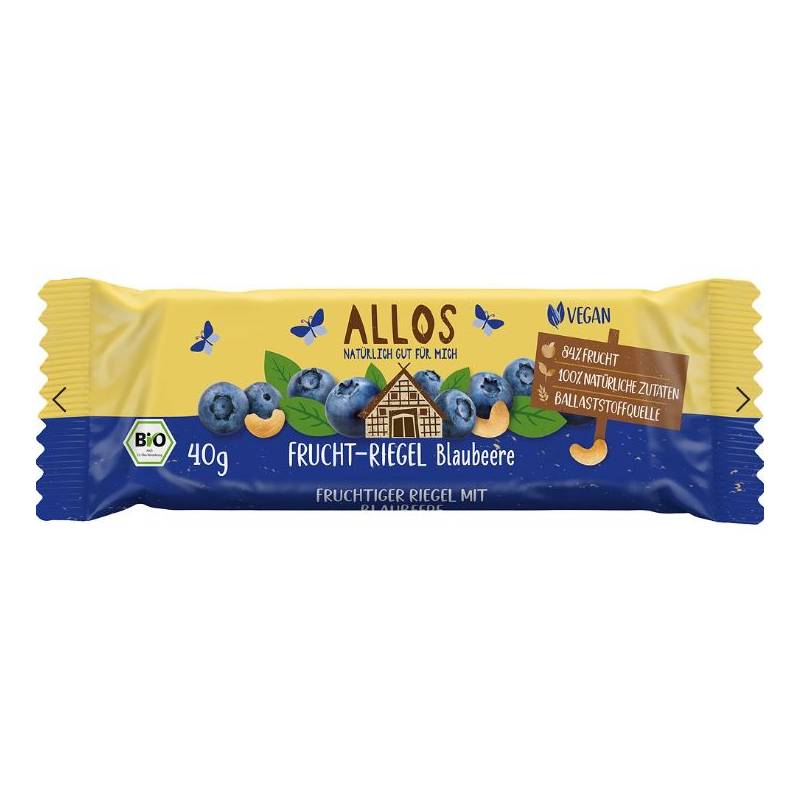 Baton de fructe cu afine Eco-Bio 40g - Allos
