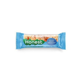 Honest baton cu migdale, cocos si ciocolata, fara zahar, 35 g, SLY NUTRITIA