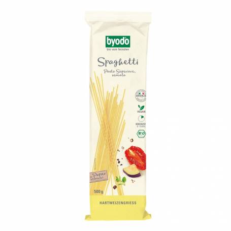 Spaghetti semola, eco-bio, 500 g, Byodo