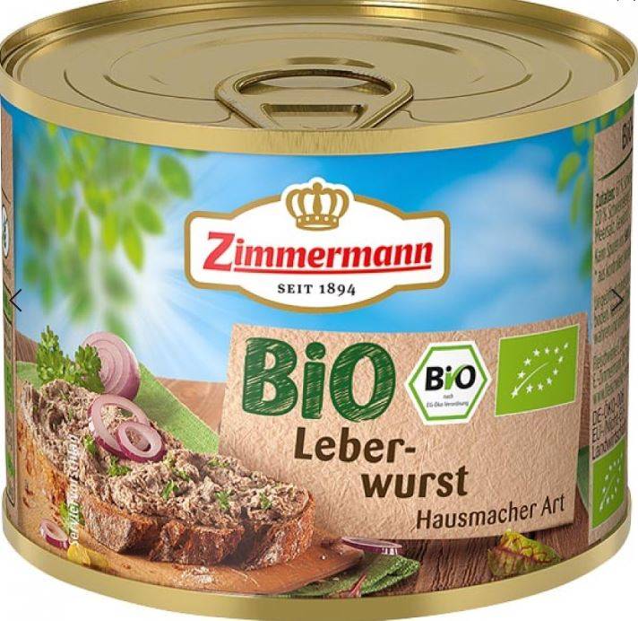 Pate de ficat Eco-Bio 200g - Zimmermann