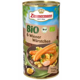 Crenvursti fara gluten Eco-Bio 250g - Zimmermann