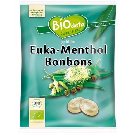 Bomboane cu eucalipt si mentol Eco-Bio 75g - BIOdeta