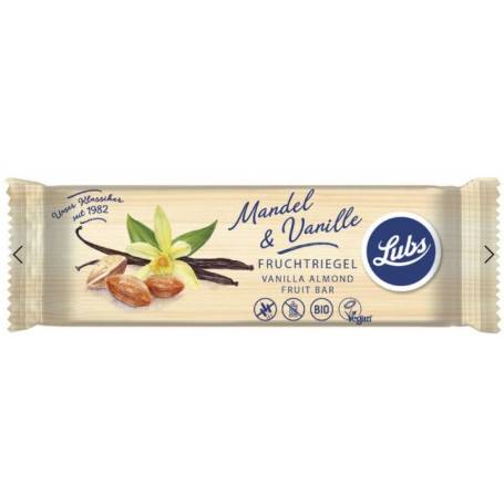 Baton cu migdale si vanilie FARA GLUTEN Eco-Bio 40g - Lubs