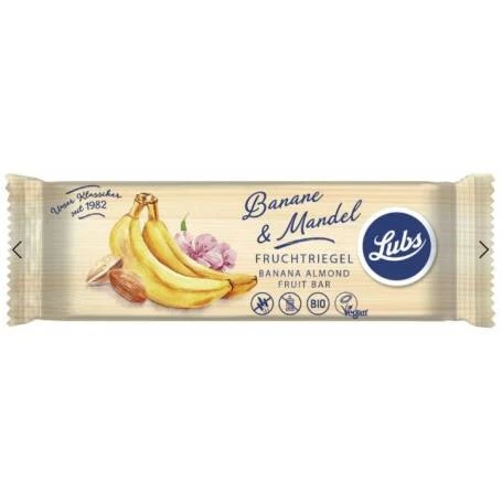 Baton cu banana si migdale FARA GLUTEN Eco-Bio 40g - Lubs