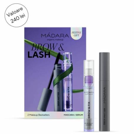 Set pentru gene si sprancene, BROW LASH DUO, MADARA