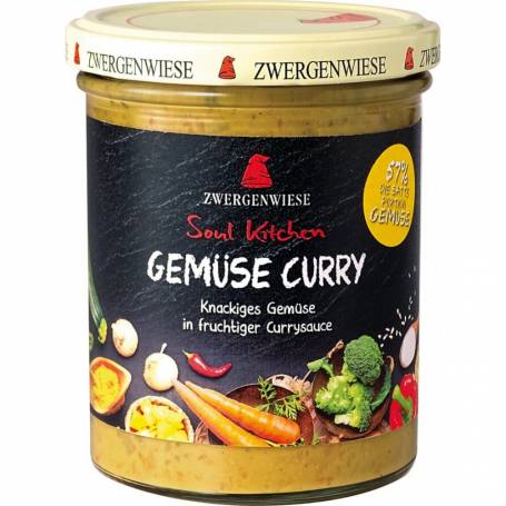 Sos cu legume si curry, eco-bio, fara gluten, 370 g, Zwergenwiese