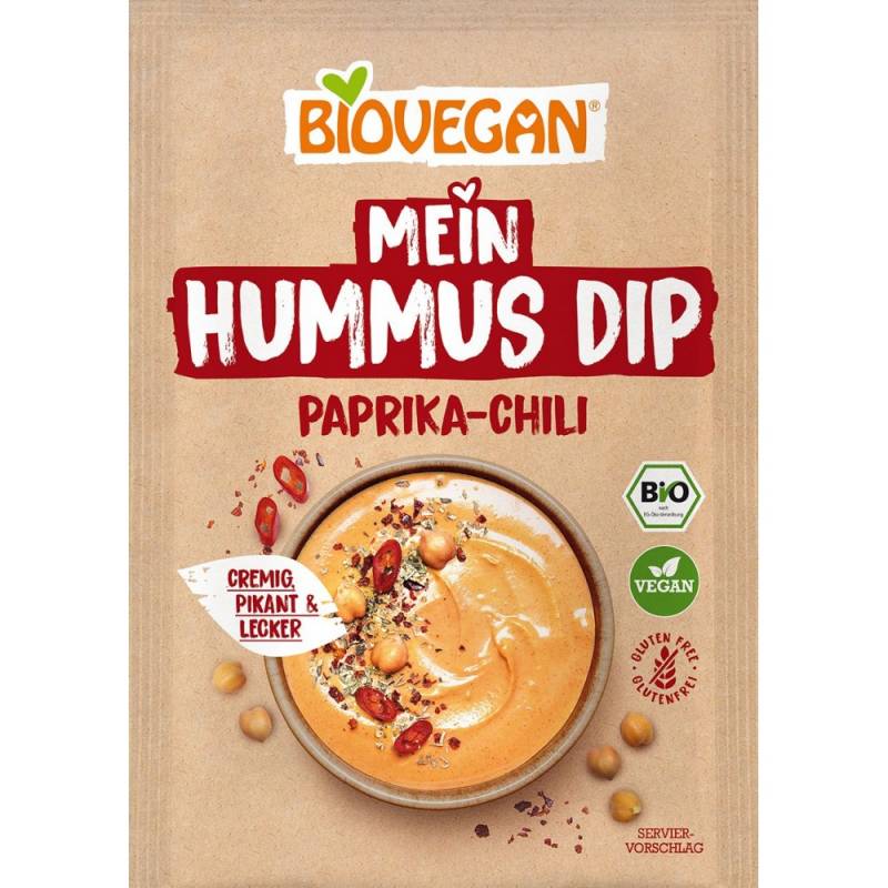 Mix pentru sos humus dip cu ardei si chili, fara gluten, eco-bio, 55