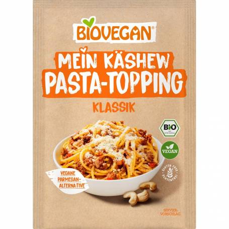 Topping vegan din caju pentru paste, fara gluten, eco-bio, 50 g, Biovegan