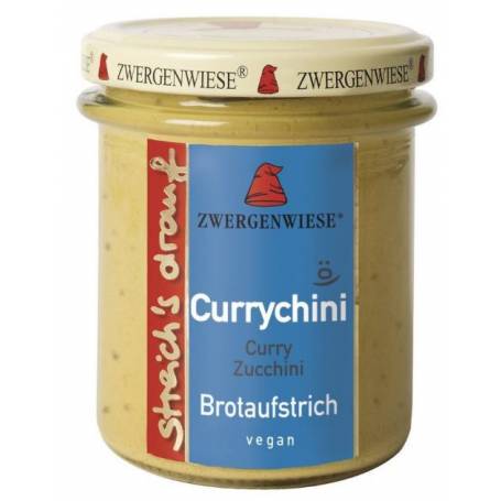 Crema tartinabila vegetala Currychini cu curry si zucchini Eco-Bio 160g - Zwergenwiese