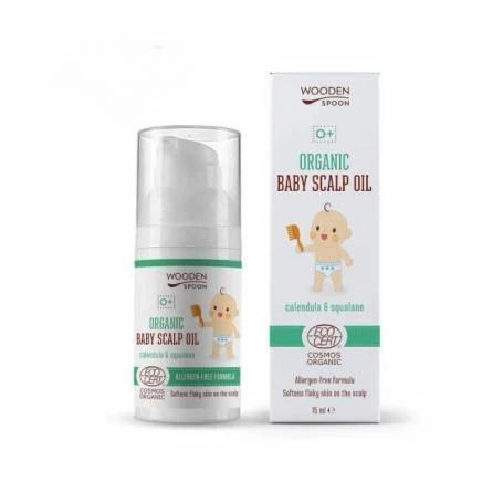 Ulei pentru scalpul bebelusilor, eco-bio,15 ml, Wooden Spoon