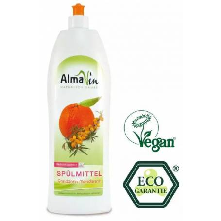 Detergent de vase concentrat cu catina si mandarine Eco-Bio 1L - AlmaWin