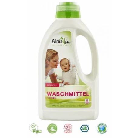 Detergent lichid de rufe concentrat Eco-Bio 750ml - AlmaWin