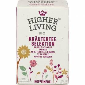 Selectie de ceaiuri din plante, eco-bio, 20 plicuri, Higher Living