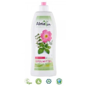 Detergent de vase organic cu trandafir salbatic si melisa 500ml - AlmaWin
