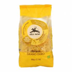 Farfalle din grau dur, eco-bio, 500 g, Alce Nero