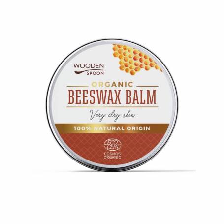 Balsam pentru piele uscata cu ceara de albine, eco-bio, 60 ml, Wooden Spoon