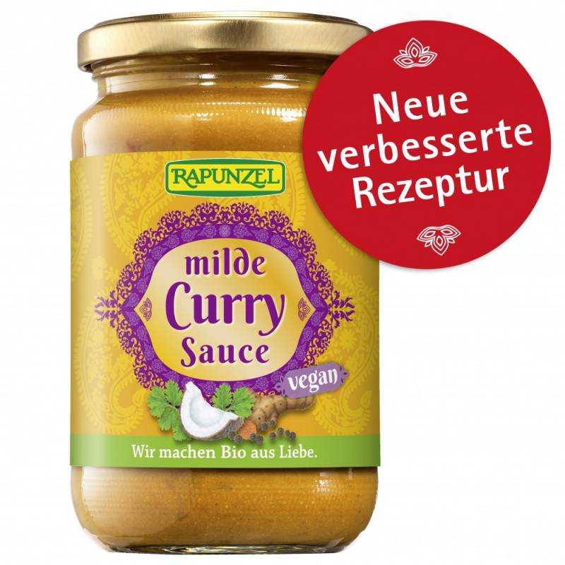 Sos Curry vegan, eco-bio, 330 ml, Rapunzel