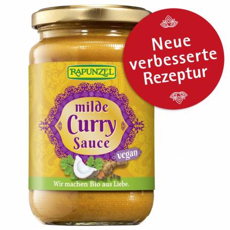 Sos Curry vegan, eco-bio, 330 ml, Rapunzel