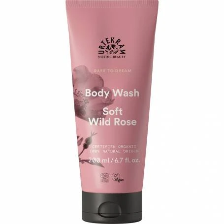 Gel de dus cu trandafir salbatic si aloe vera, 200 ml, Urtekram