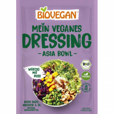Mix dressing vegan pentru salata Asia, fara gluten, eco-bio, 13 g, Biovegan