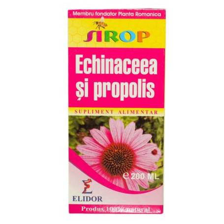 SIROP ECHINACEEA SI PROPOLIS 200ml, Pontica Elidor