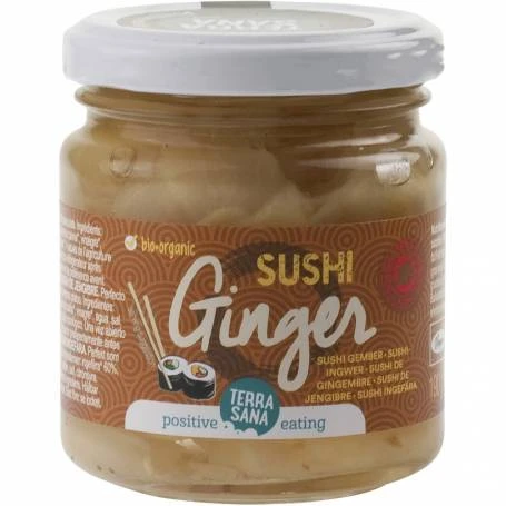 Ghimbir murat pentru sushi, eco-bio, 190 g, Terrasana