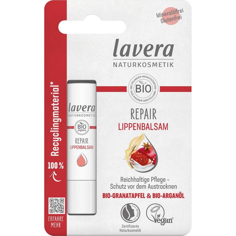 Balsam de buze reparator cu rodie si ulei de argan, eco-bio, 4,5 g,