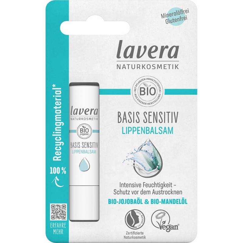 Balsam de buze sensitiv cu ulei de jojoba si ulei de migdale, 4.5 g,