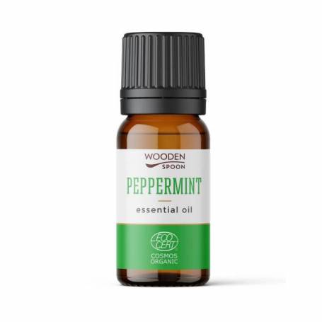 Ulei esential de menta, Peppermint, eco-bio, 5 ml, Wooden Spoon