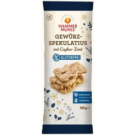 Biscuiti Spekulatius cu scortisoara Ceylon, Fara gluten 130g - Hammer Muhle