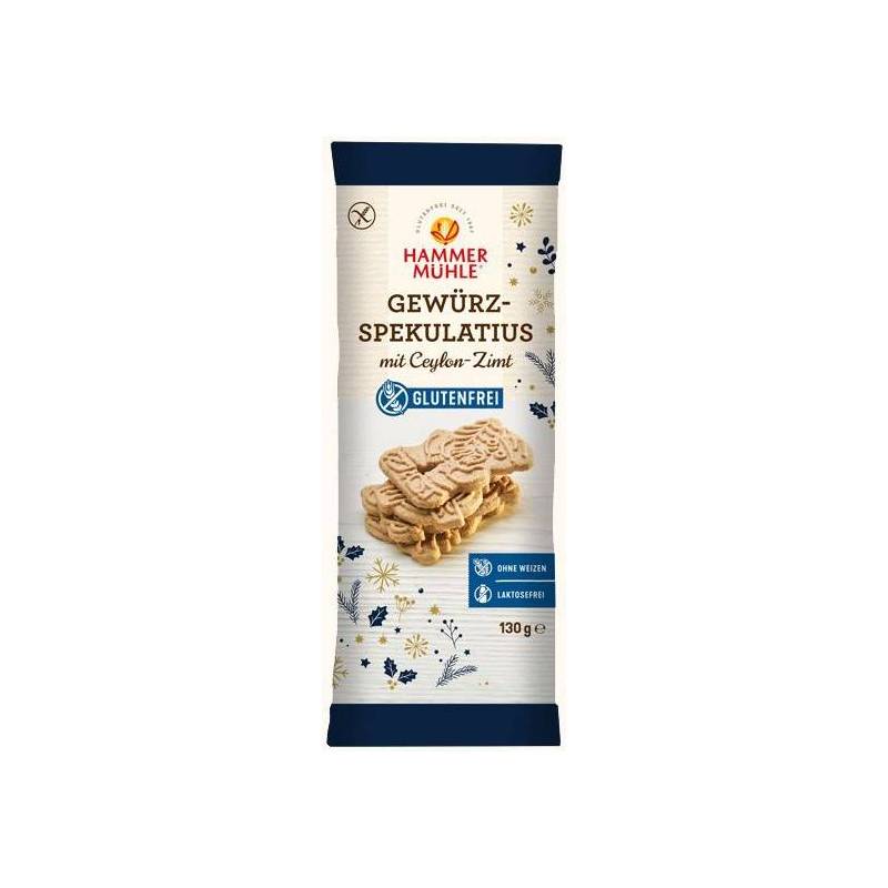 Biscuiti Spekulatius cu scortisoara Ceylon, Fara gluten 130g -