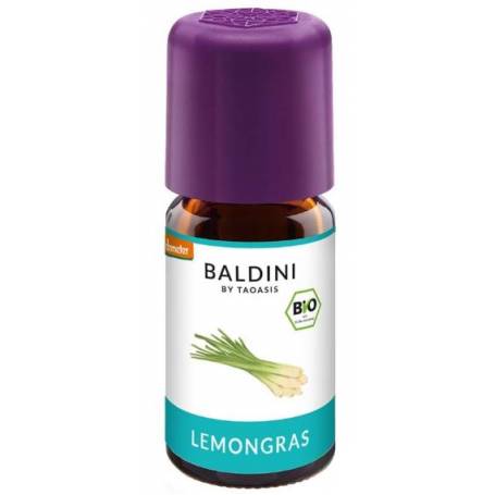 Ulei esential de lemongrass alimentar Eco-Bio 5ml - Baldini