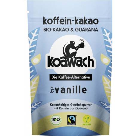 Cacao cu guarana si vanilie Eco-Bio 100g - Koawach