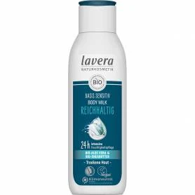 Lapte de corp sensitiv aloe vera si unt de shea,eco-bio,250 ml, Lavera