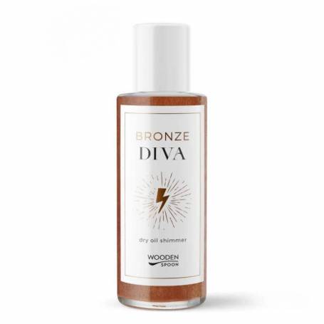 Ulei uscat stralucitor, Bronze Diva, 100 ml, Wooden Spoon